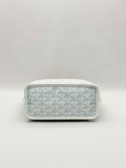 GOYARD Anjou White & Grey Goryardine Tote Bag