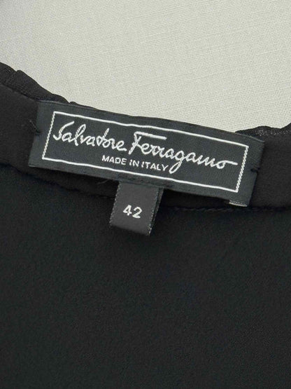 SALVATORE FERRAGAMO Black Size US 6 Long Dress