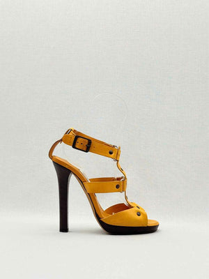 JIMMY CHOO Mustard Size EU 37 Heeled Sandals