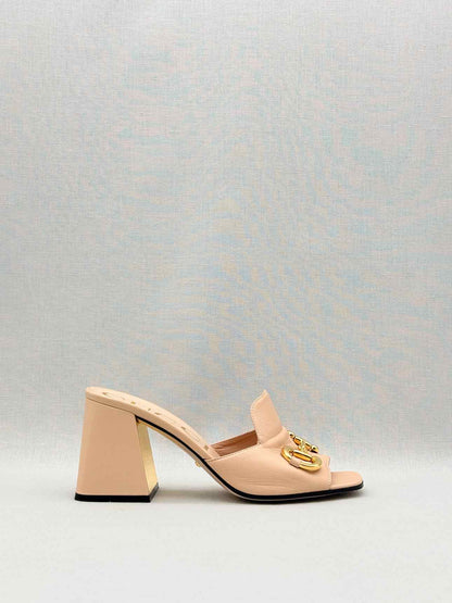 GUCCI Horsebit Pale Pink Size EU 38 Mules