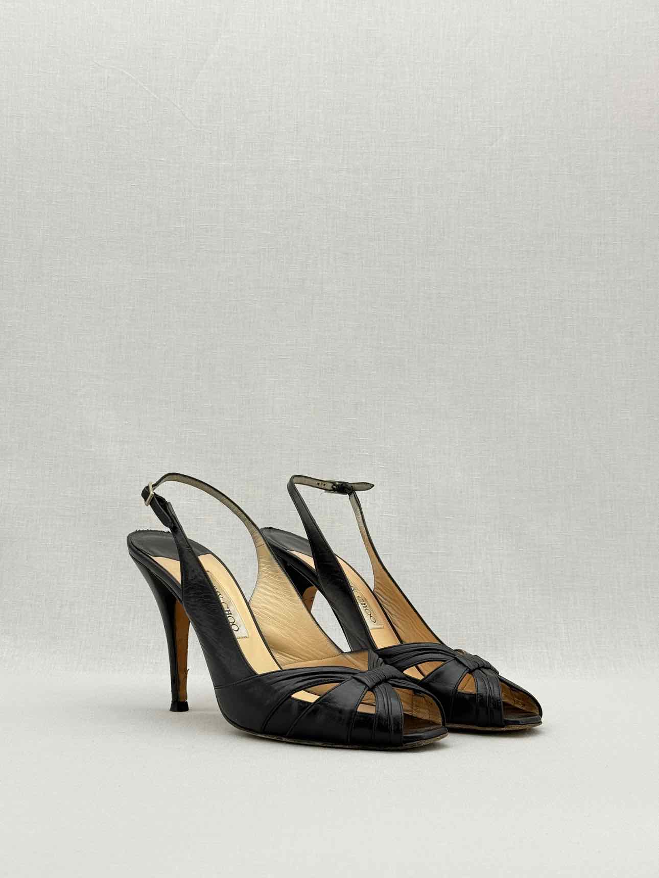JIMMY CHOO Black Size EU 40 Slingbacks