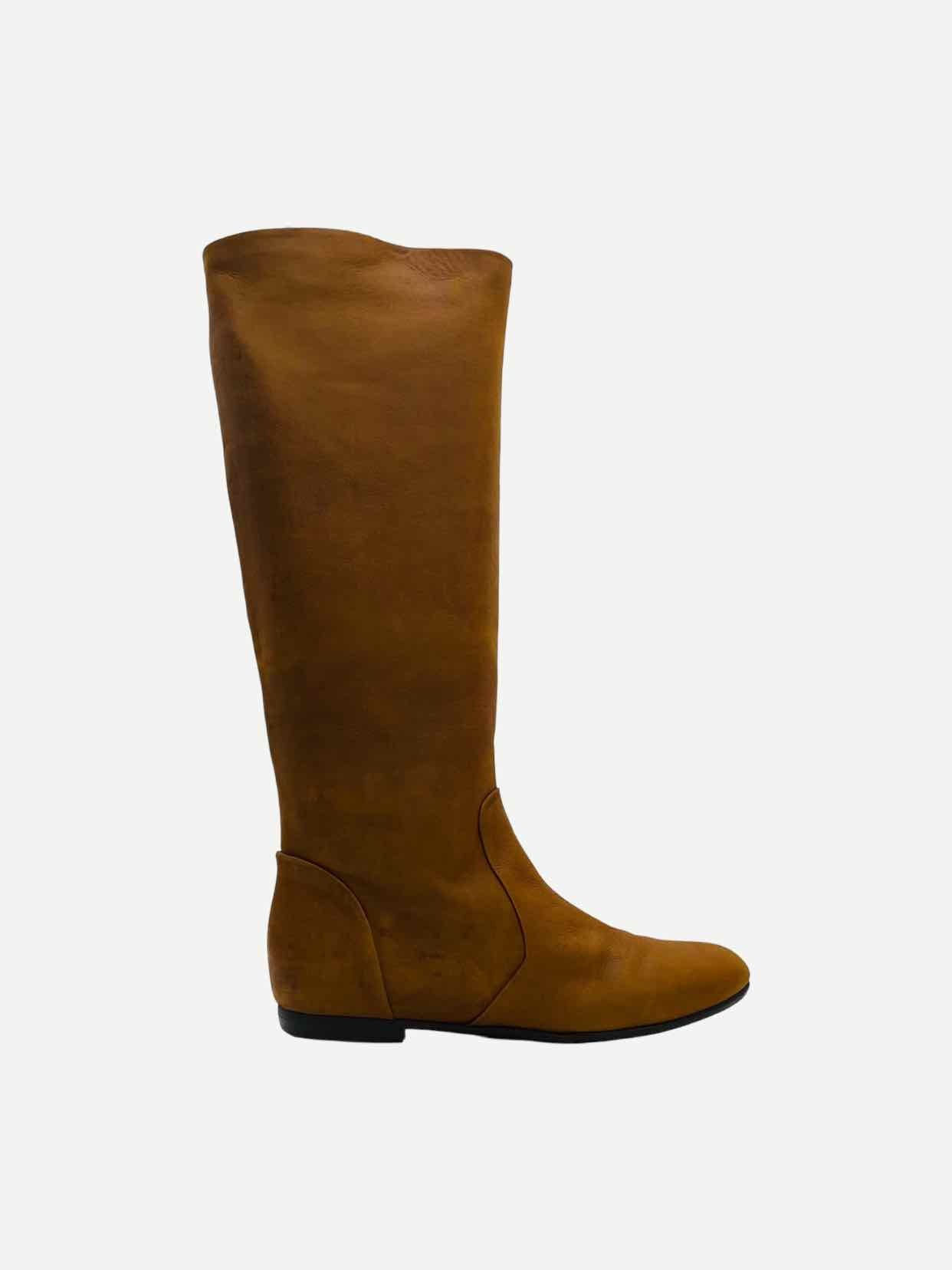 GIUSEPPE ZANOTTI Brown Size EU 36.5 Knee High Boots