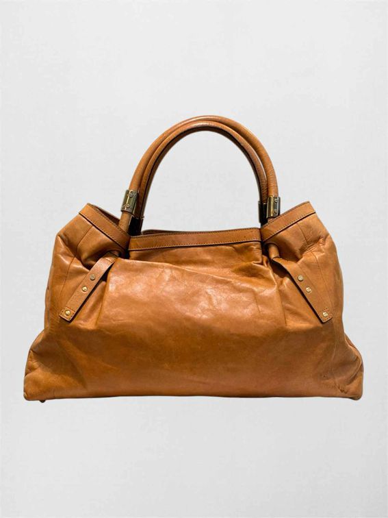 CHLOE Victoria Tan Tote Bag