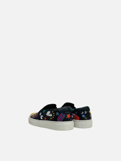 ANYA HINDMARCH Black Multicolor Sneakers