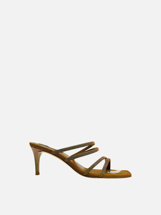 PEDRO GARCIA Strappy Brown Mules 39