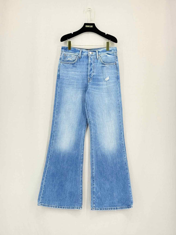 7 FOR ALL MANKIND Easy Flare Light Blue Size 27 Jeans