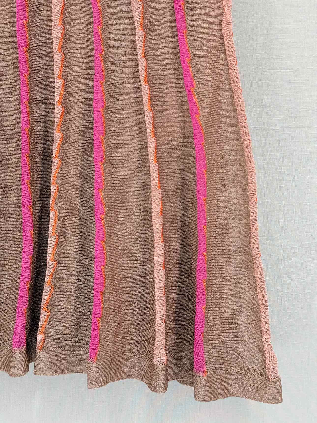 M MISSONI Brown Multicolor Size US 4 Short Dress