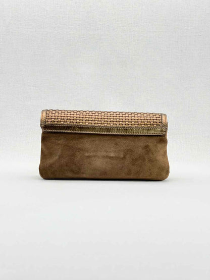 BURBERRY Wallet on Chain Brown Latticing Crossbody