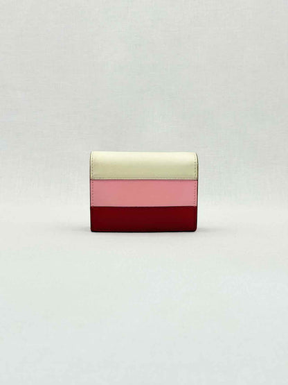 GUCCI Pink Multicolor Compact Wallet