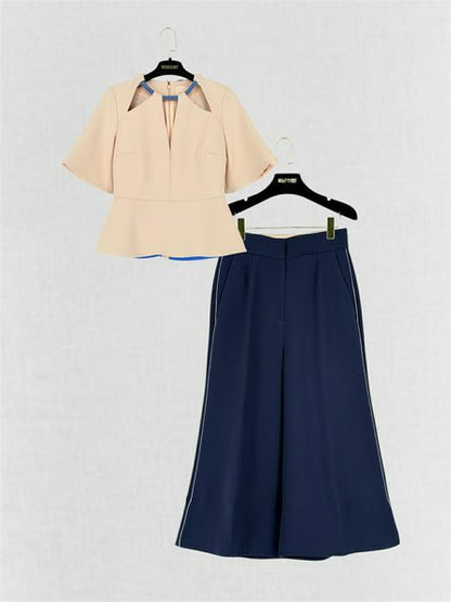 ROKSANDA Peach & Blue Size US 6 Outfit Set