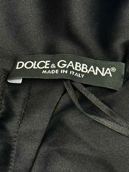 DOLCE & GABBANA Bodycon Black Lace Size US 4 Midi Dress