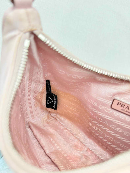 PRADA Re-Edition 2000 Pastel Pink Hobo bag