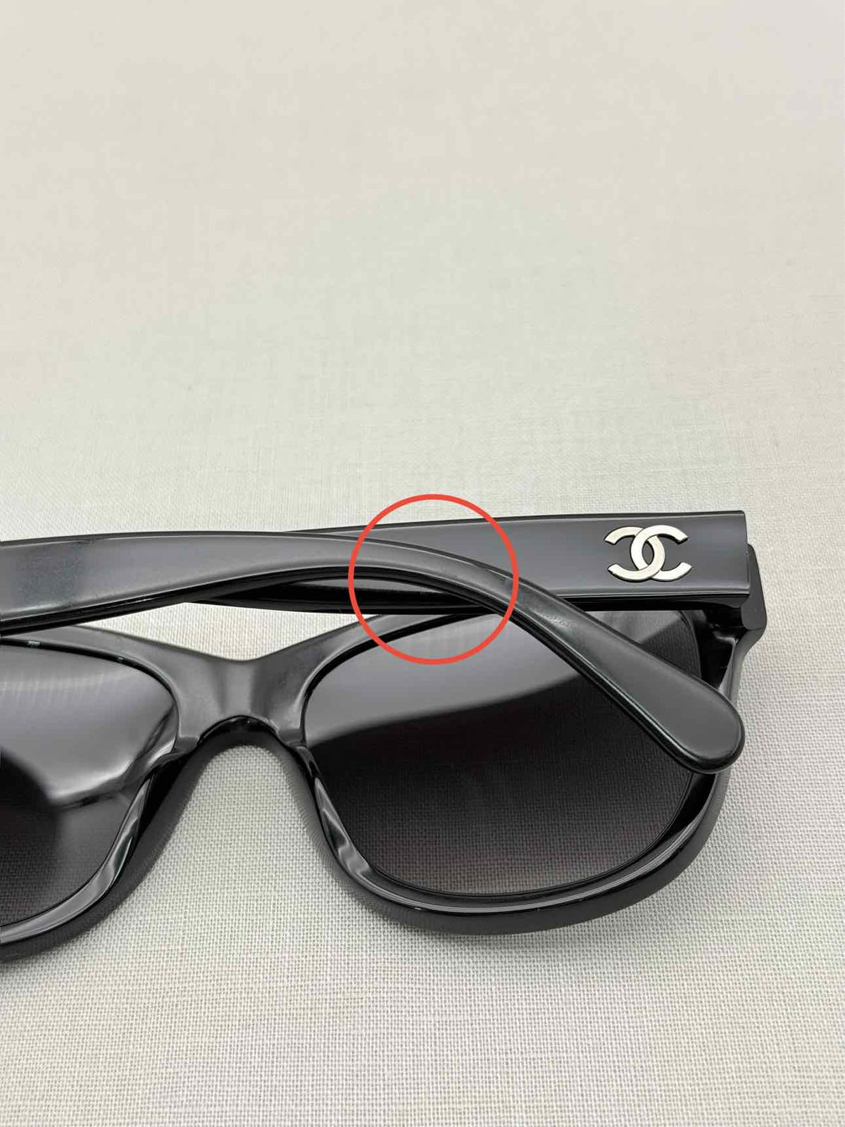 CHANEL Black Sunglasses