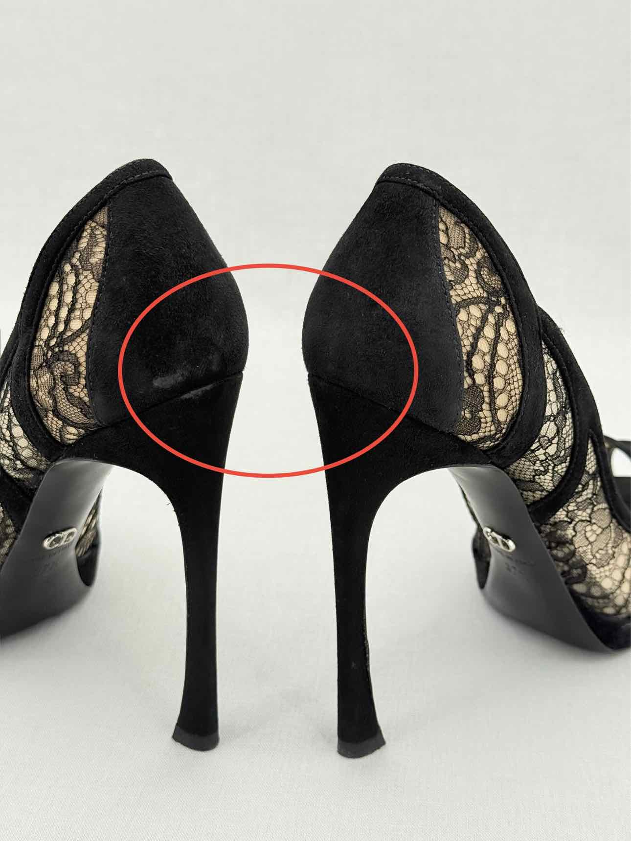 CHRISTIAN DIOR Black Size EU 37.5 Pumps