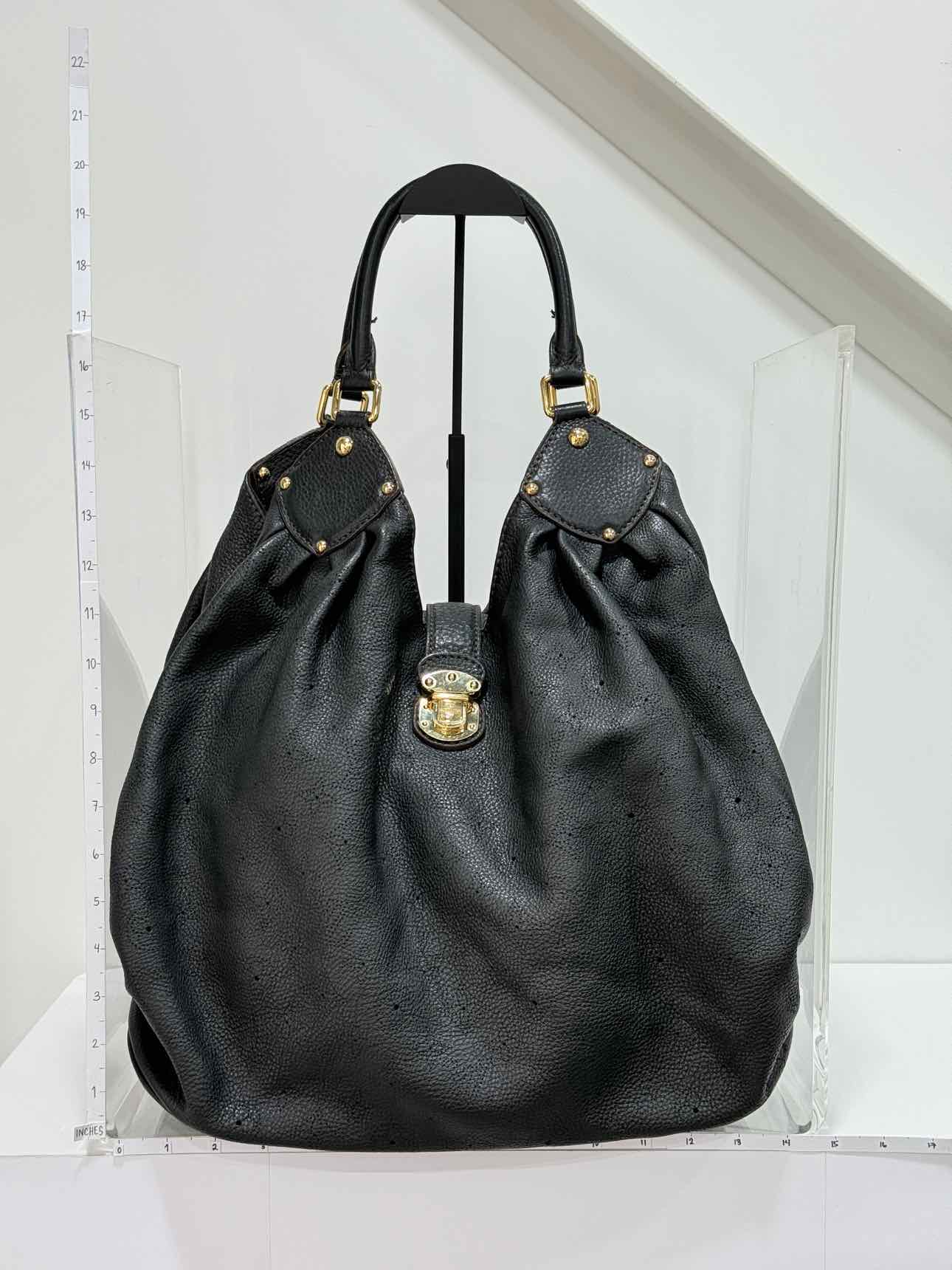 LOUIS VUITTON Mahina Surya Black Monogram Hobo bag