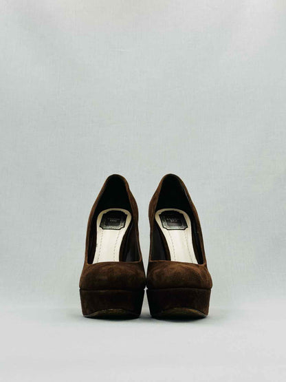 DIOR Miss Dior Brown Size EU 38.5 Pumps