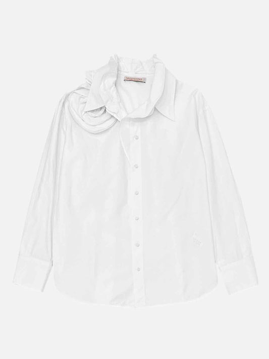 VALENTINO Poplin White Shirt