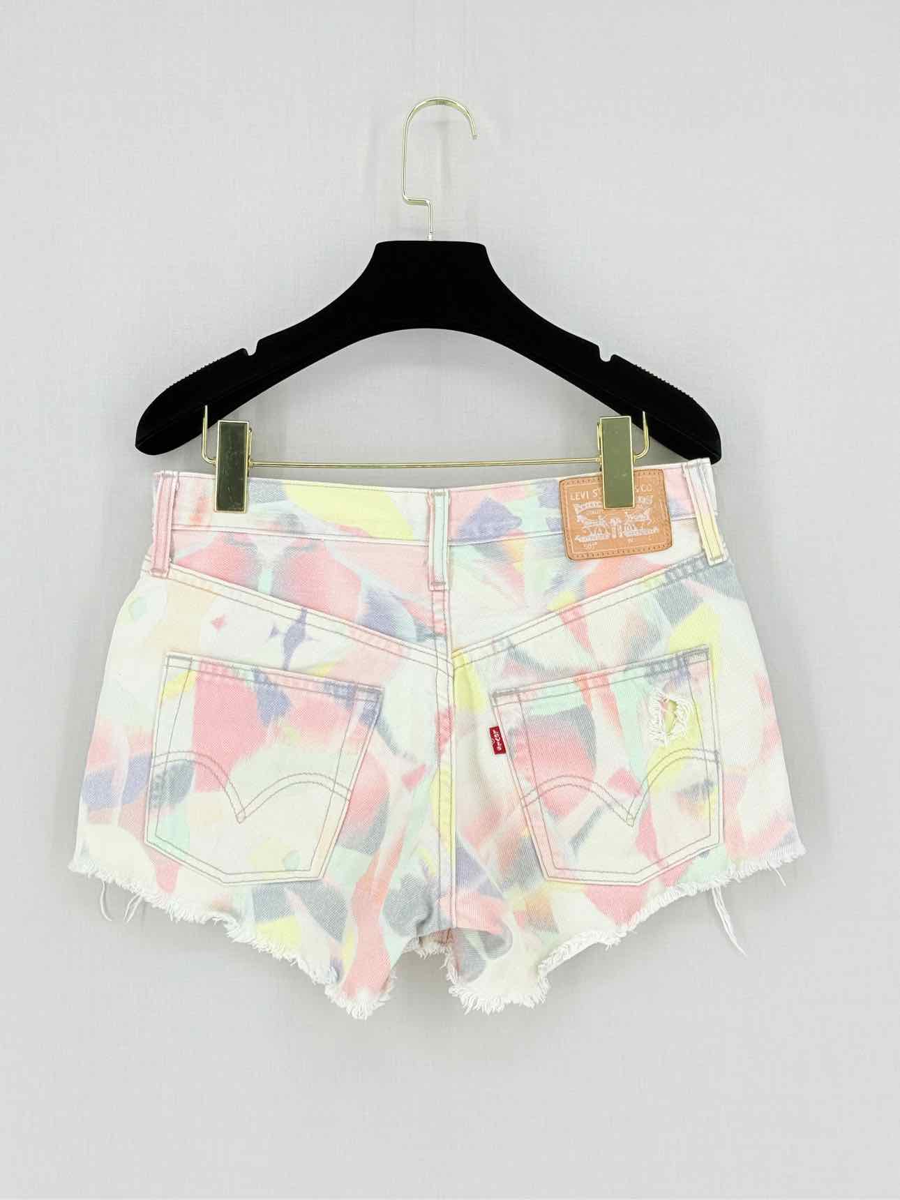 LEVIS Frayed Hem Multicolor Size Medium Shorts