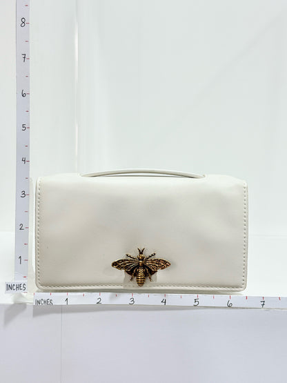 DIOR D-Bee White Clutch