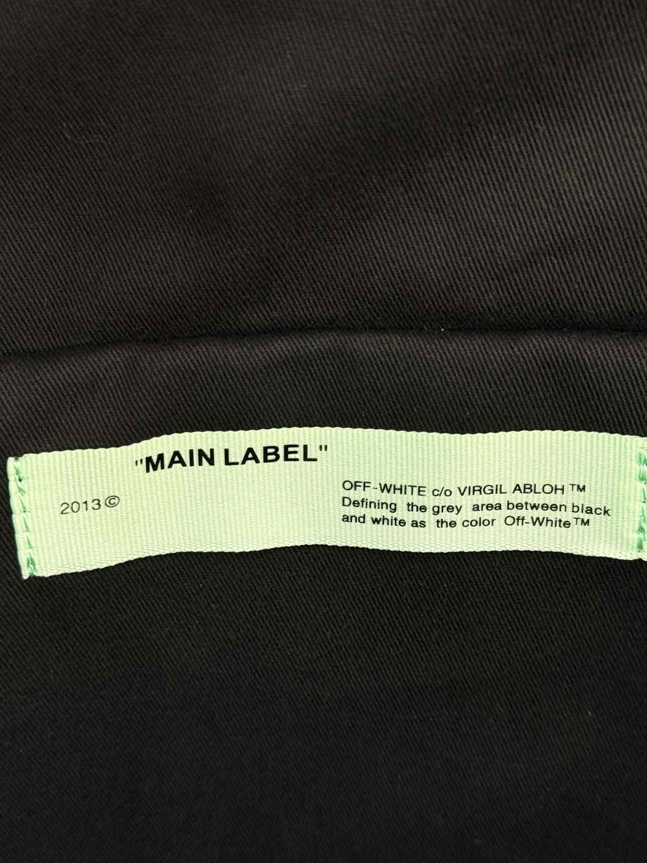 OFF-WHITE Arrow Black & Red Backpack