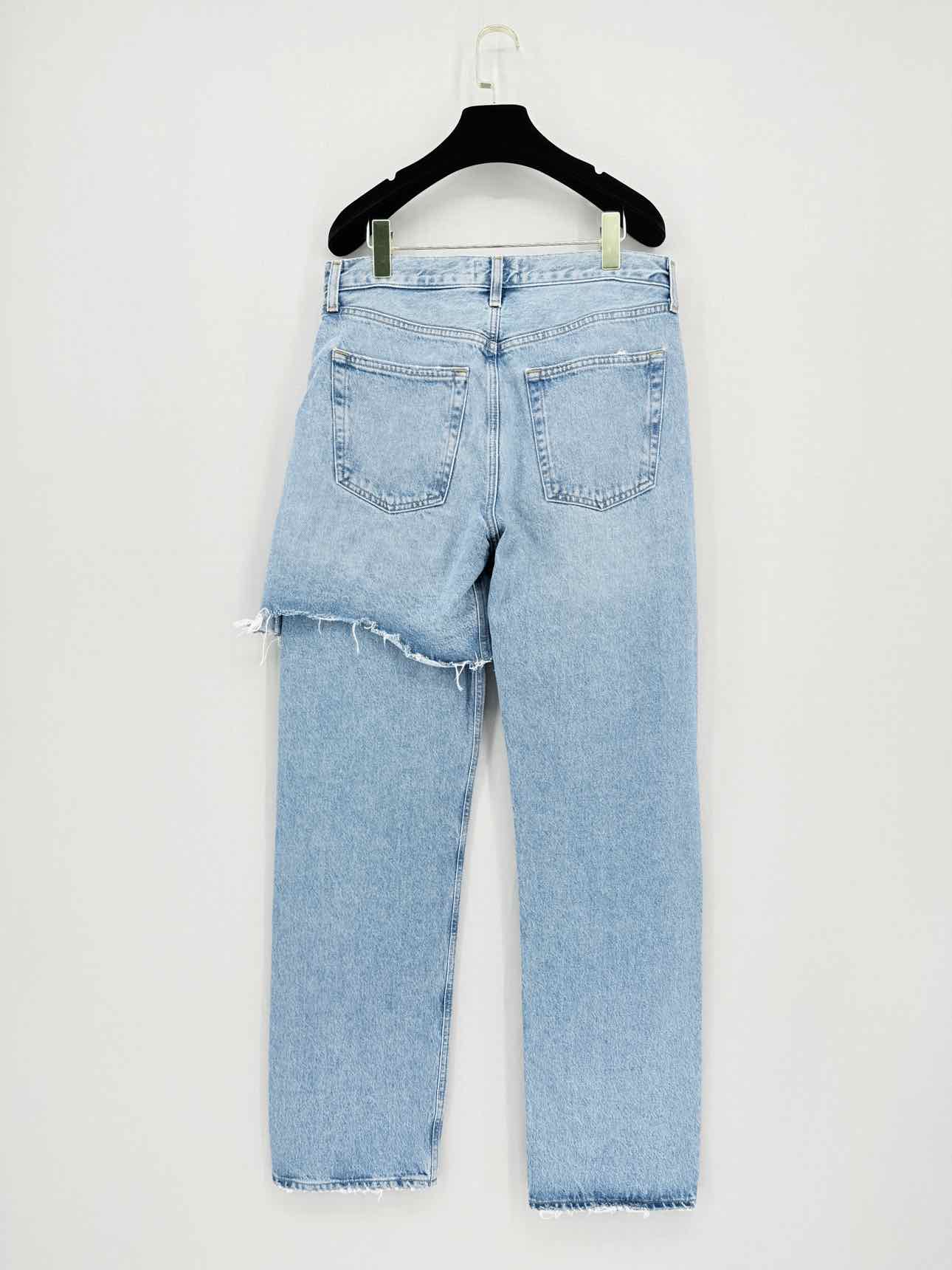AGOLDE Amryn Light Blue Ripped Size 28 Jeans
