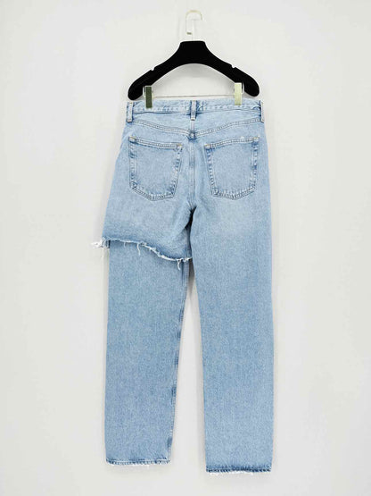 AGOLDE Amryn Light Blue Ripped Size 28 Jeans