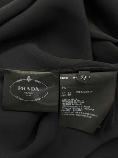 PRADA Black w/ White Trimmings Size US 8 Shirt