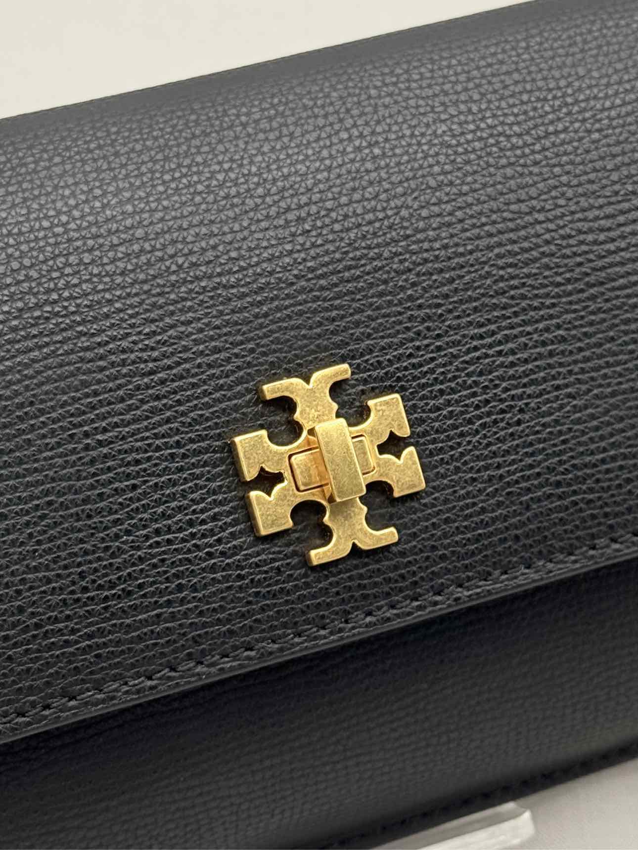 TORY BURCH Kira Black Clutch
