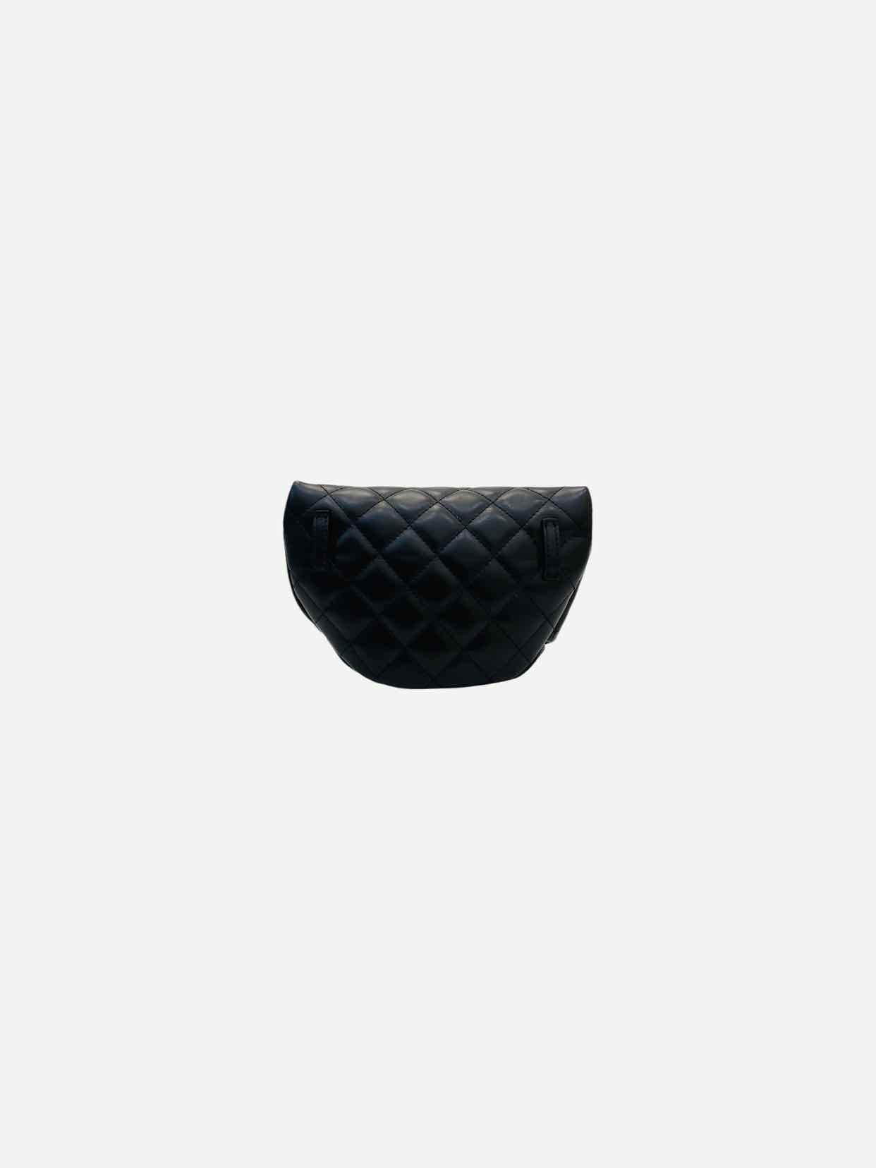 CHANEL Classic Black Quilted Belt Bag