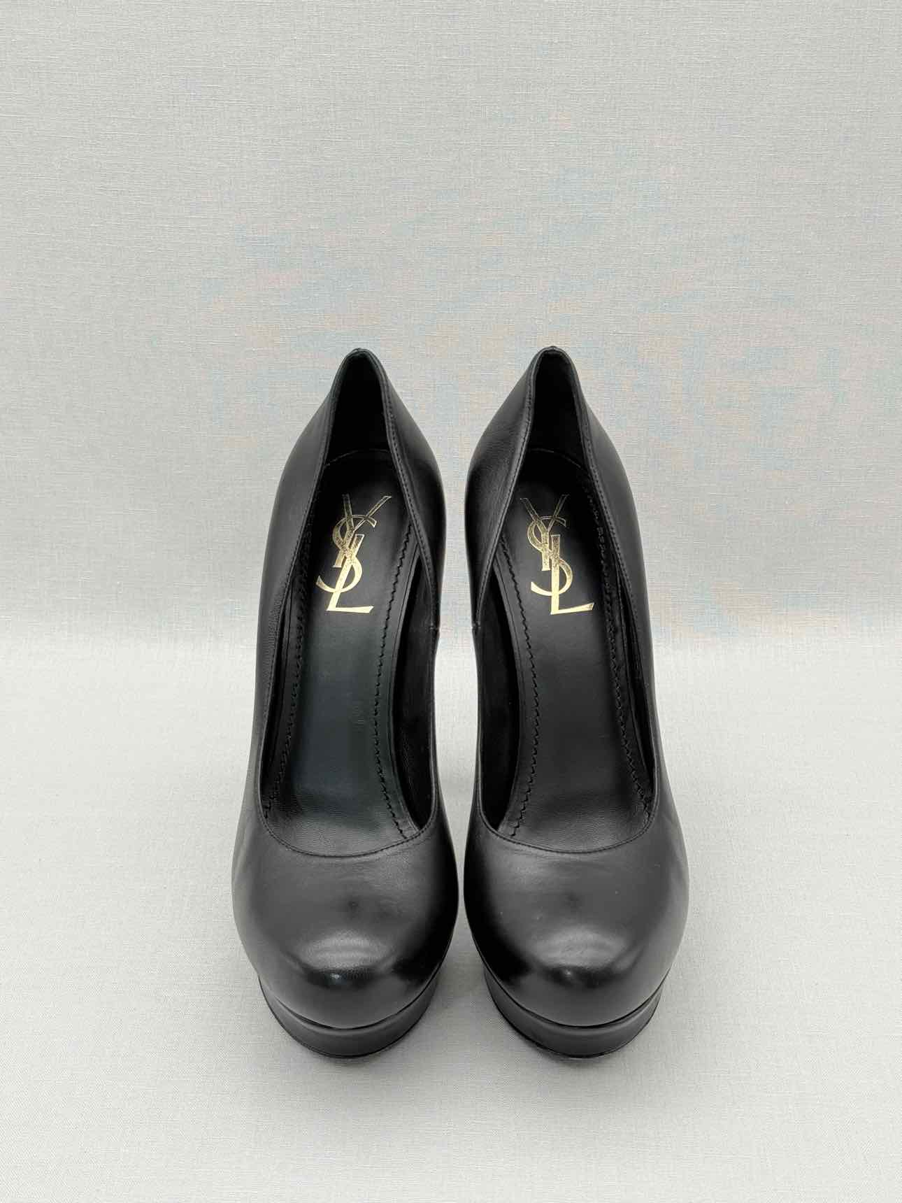 YVES SAINT LAURENT Black Size EU 39.5 Pumps