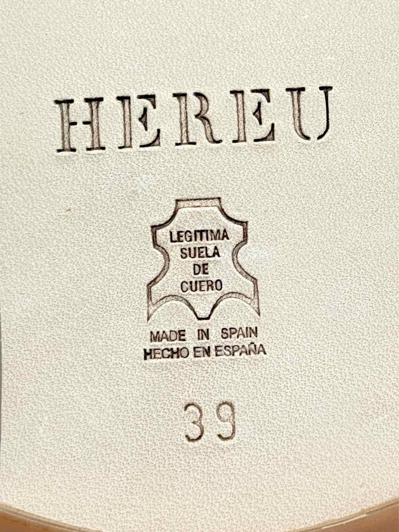 HEREU Mantera Mint Green Size EU 39 Sandals