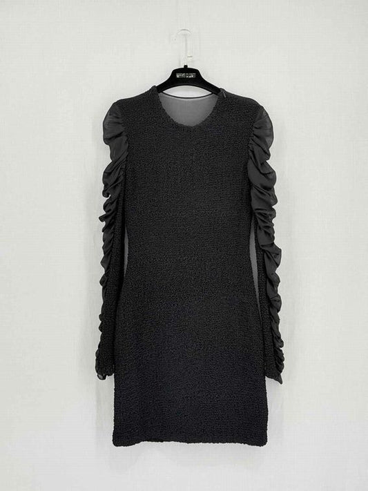 ALEXANDER WANG Black Mesh Size US 4 Short Dress