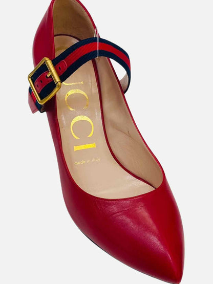 GUCCI Red Mary Janes