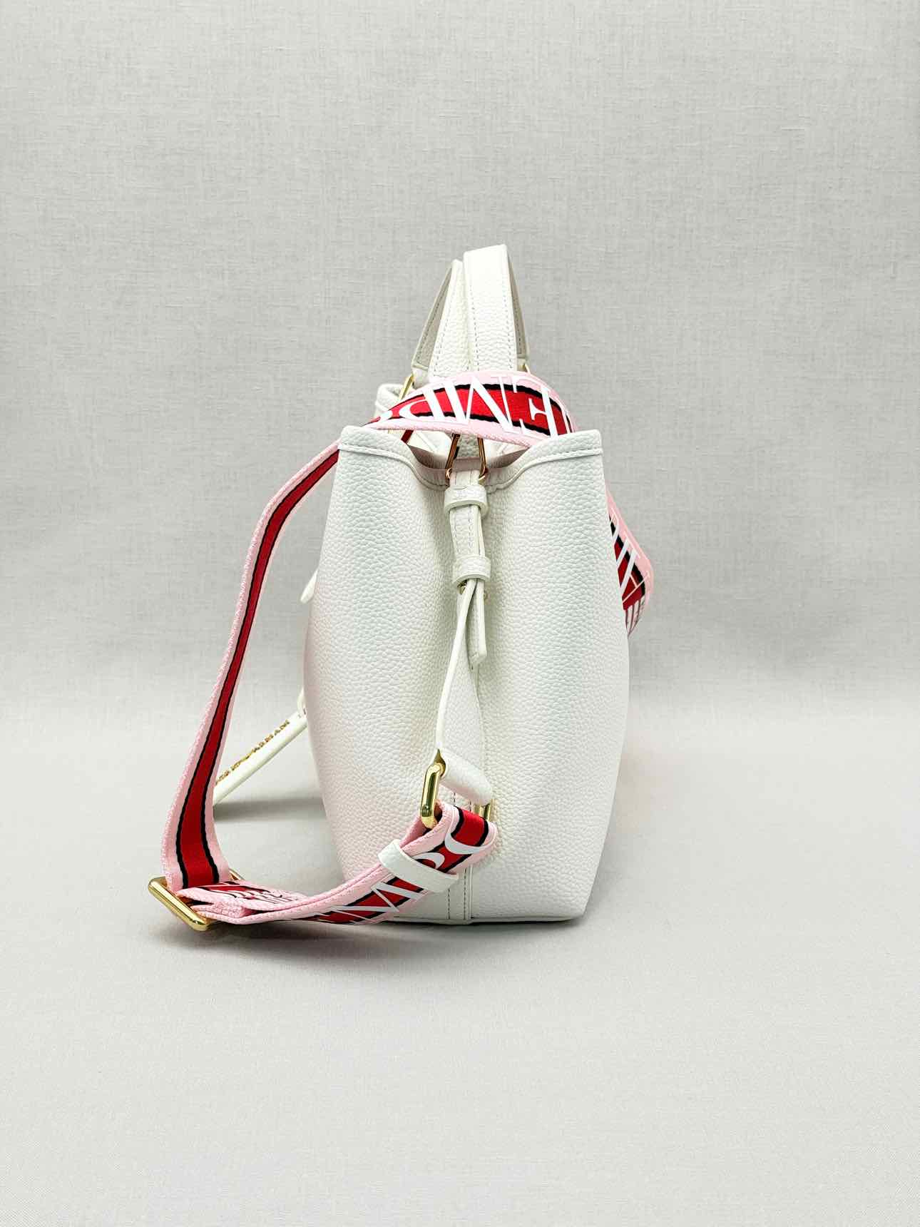 EMPORIO ARMANI Logo-tag White Tote Bag