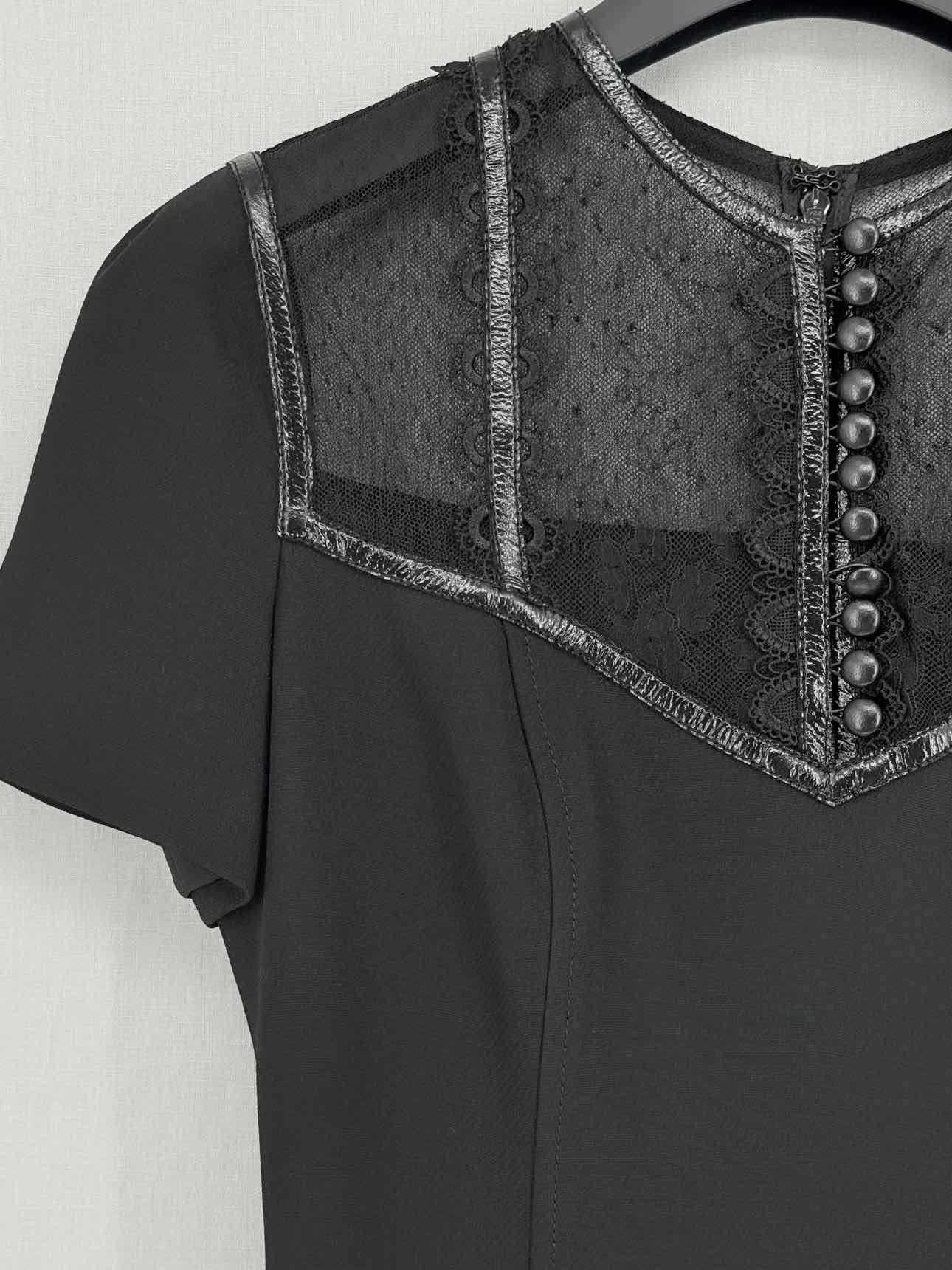 LOUIS VUITTON Black Size US 6 Short Dress