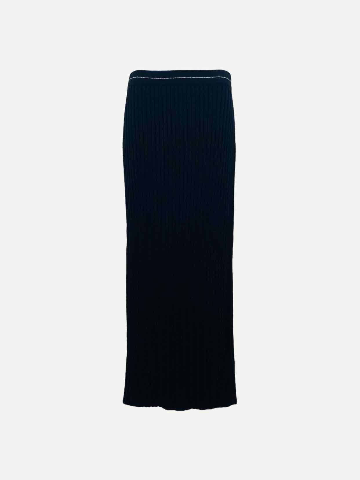 PRADA Black Midi Skirt