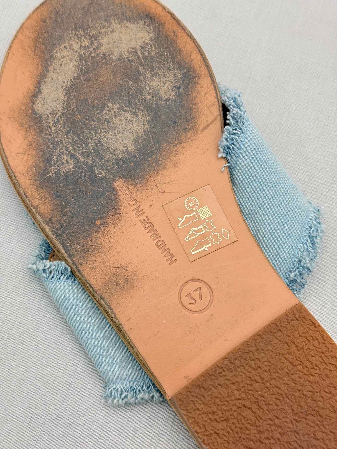 ANCIENT GREEK SANDALS Thais Blue Size EU 37 Sandals