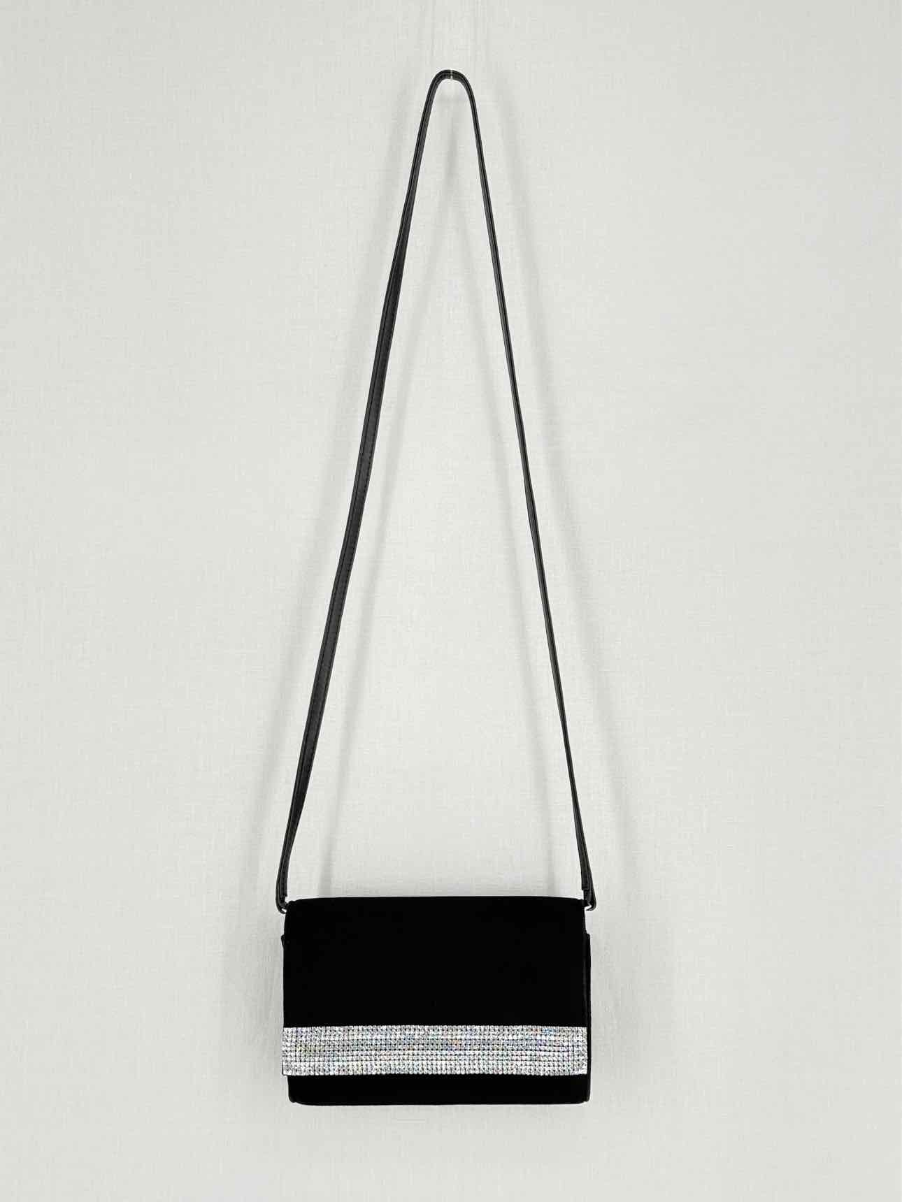 GIUSEPPE ZANOTTI Velvet Black Clutch