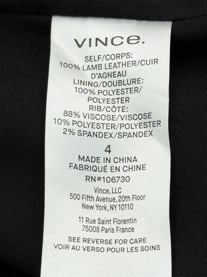 VINCE Black Size US 4 Midi Dress