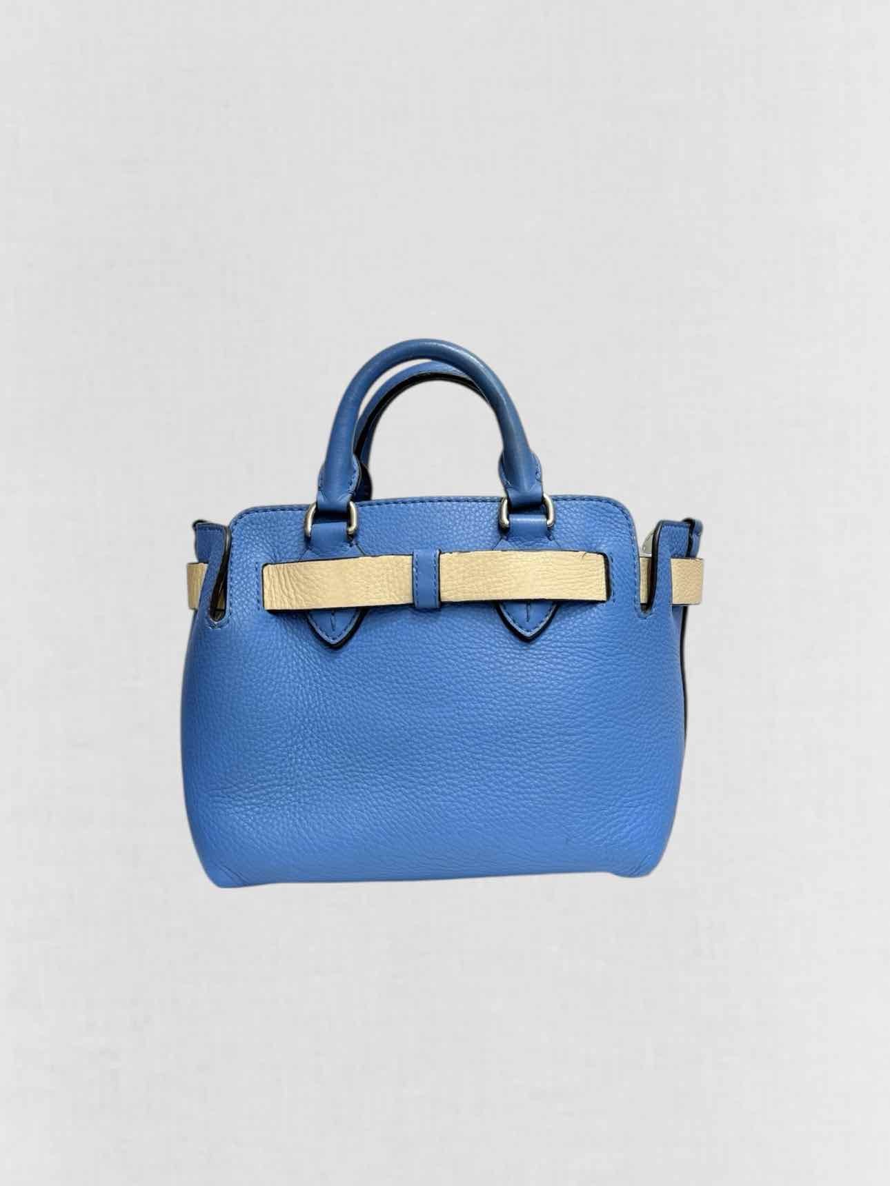 BURBERRY The Belt Blue Top Handle