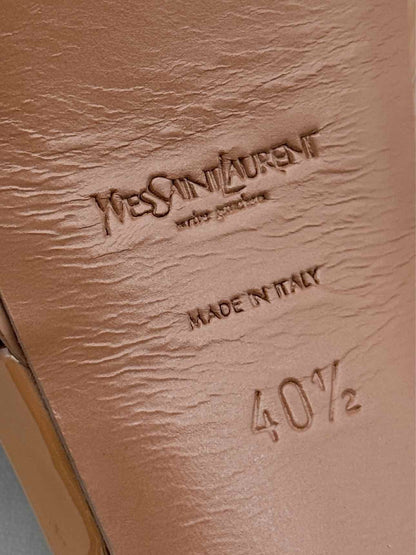 YVES SAINT LAURENT Brown Size EU 40.5 Platform Sandals