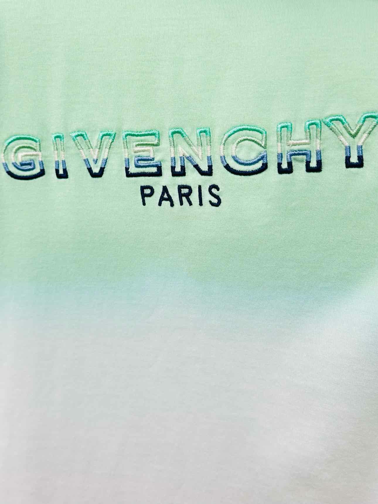 GIVENCHY Tie Dye Green Multicolor Size XSmall T-shirt