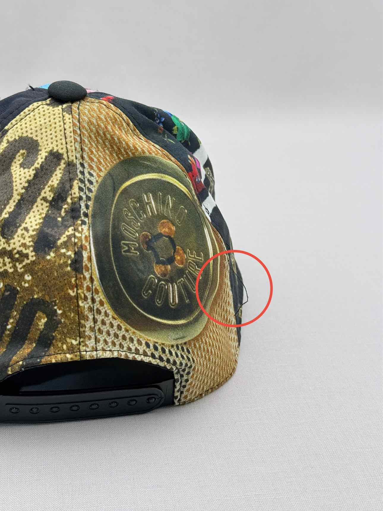 MOSCHINO COUTURE Blue Multicolor Cap