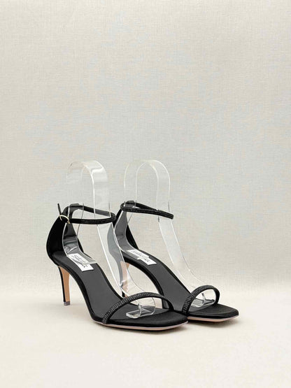 SEBASTIAN MILANO Black Size EU 39 Heeled Sandals
