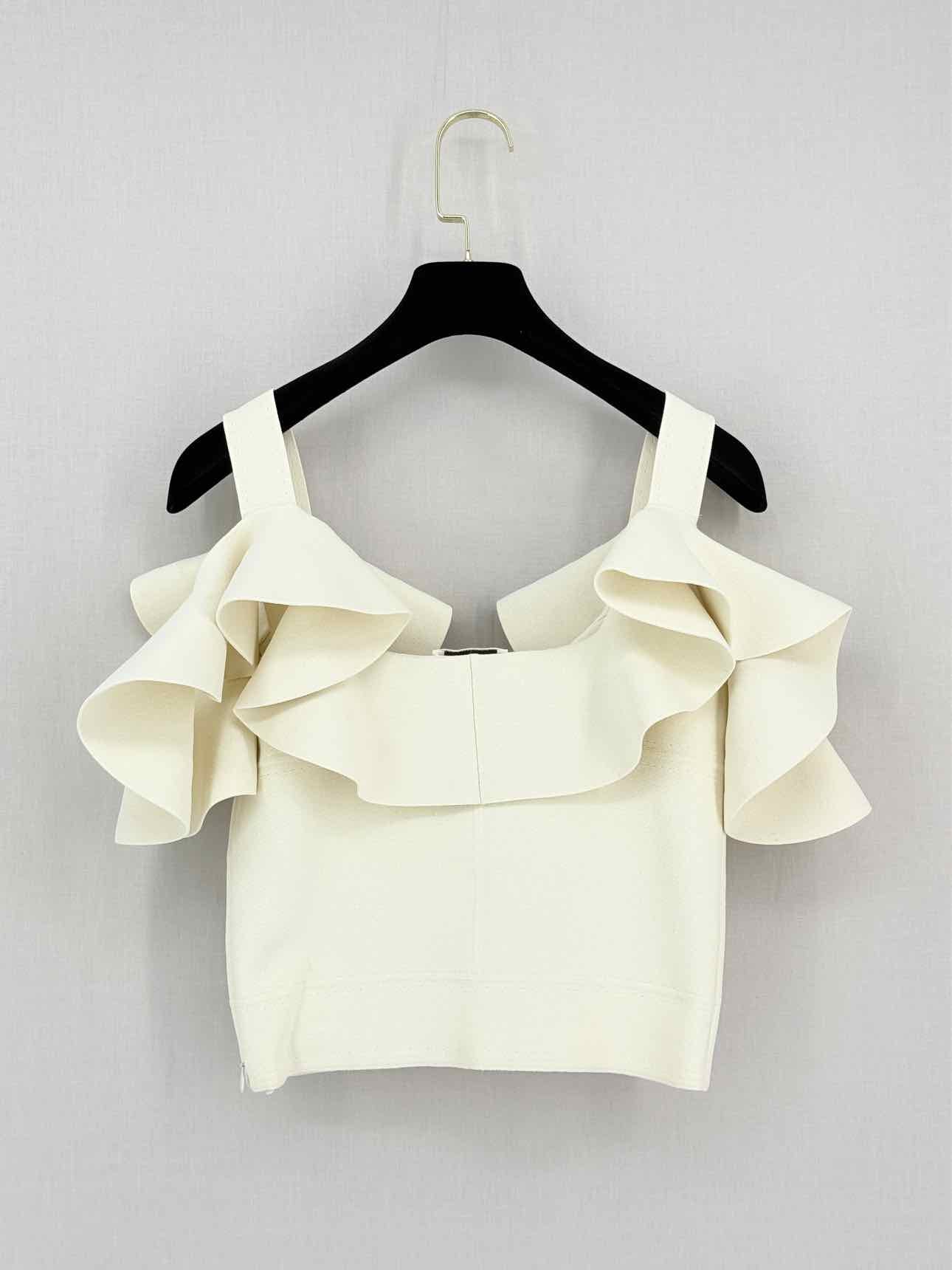 ALEXANDER MCQUEEN Cream Size Small Tank Top