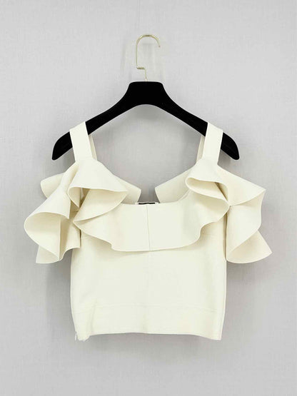 ALEXANDER MCQUEEN Cream Size Small Tank Top