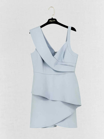 BCBG MAXAZRIA Pale Blue Size US 8 Short Dress