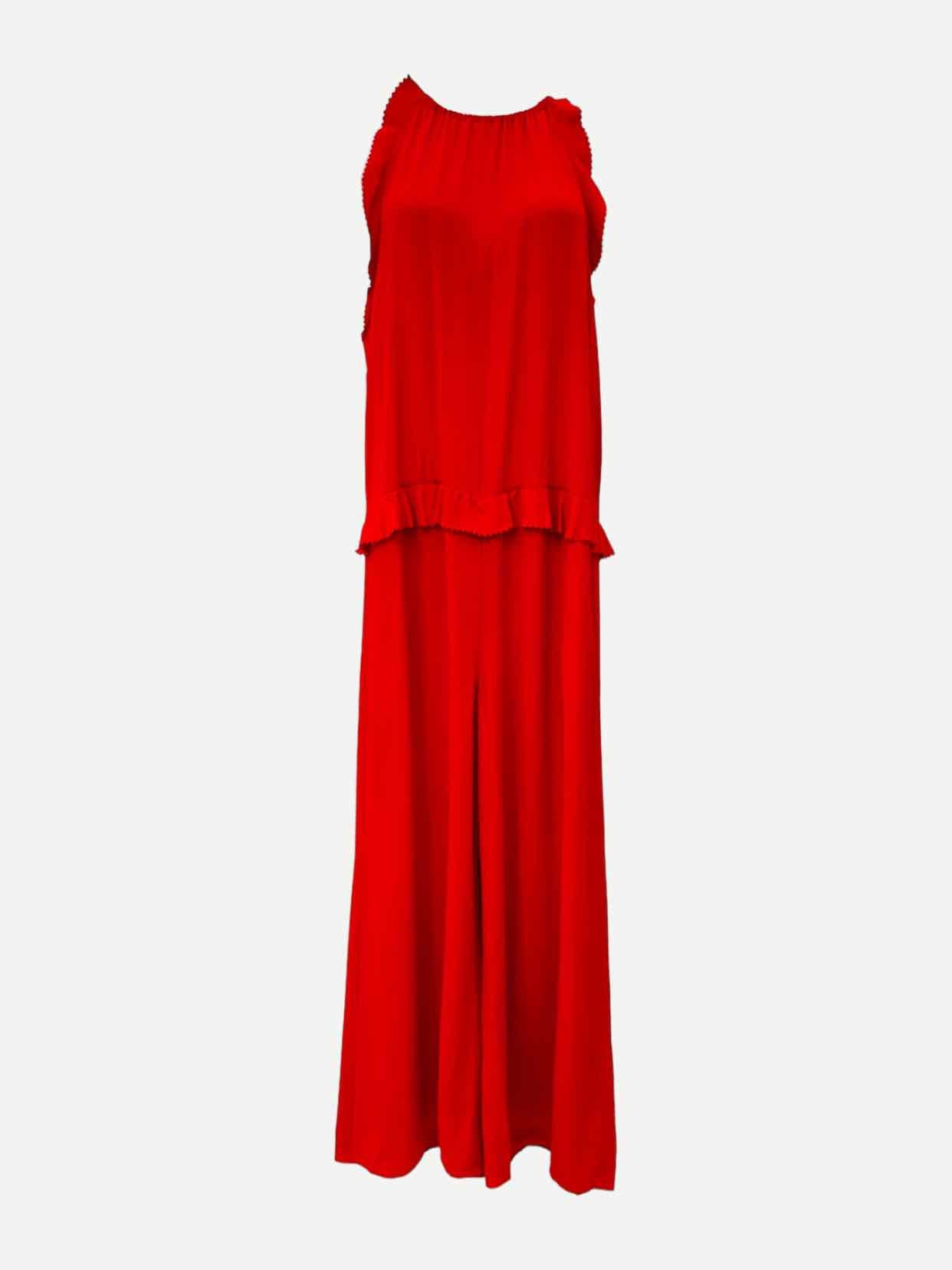 RED VALENTINO Red Size US 10 Jumpsuit
