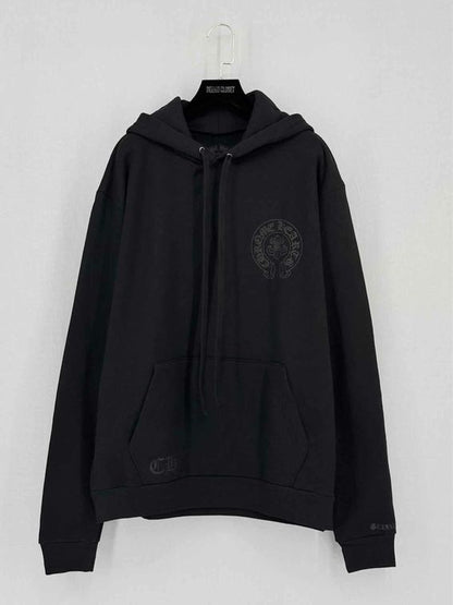 CHROME HEARTS Black Logo Print Size Medium Sweatshirt