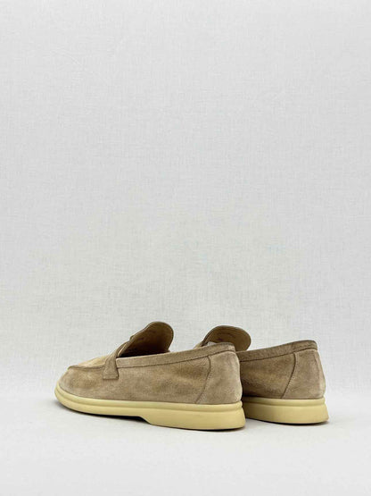 LORO PIANA Beige Size EU 39.5 Slip-ons